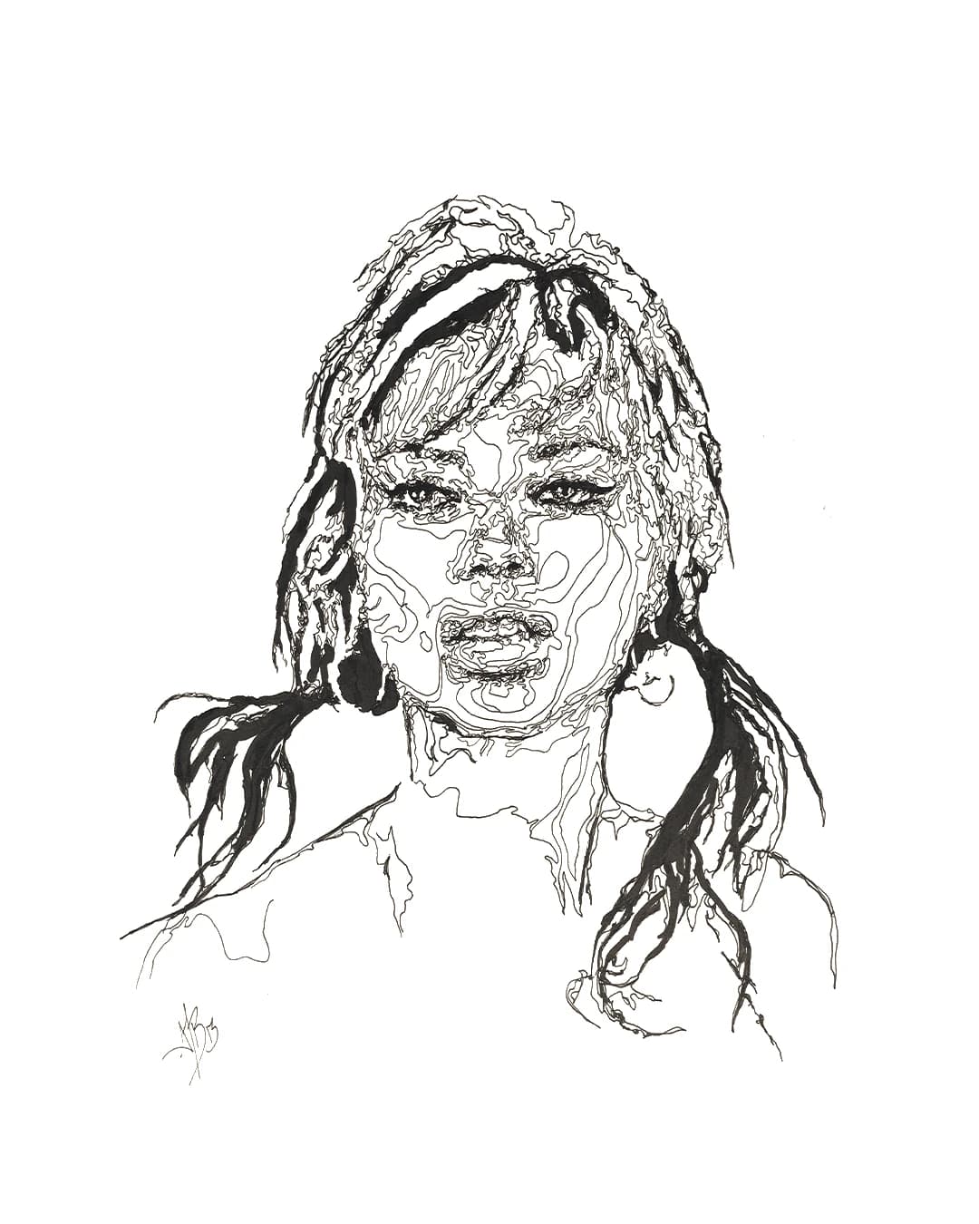 Facial Topography No. 23, by Augustus Rivers
