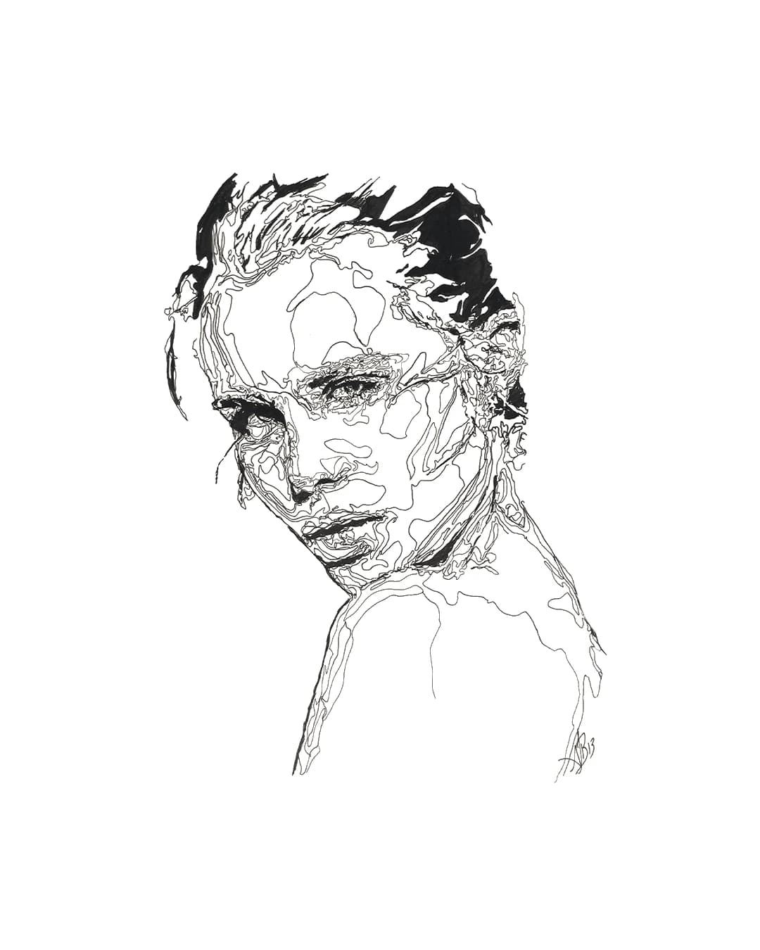 Facial Topography No. 7, by Augustus Rivers