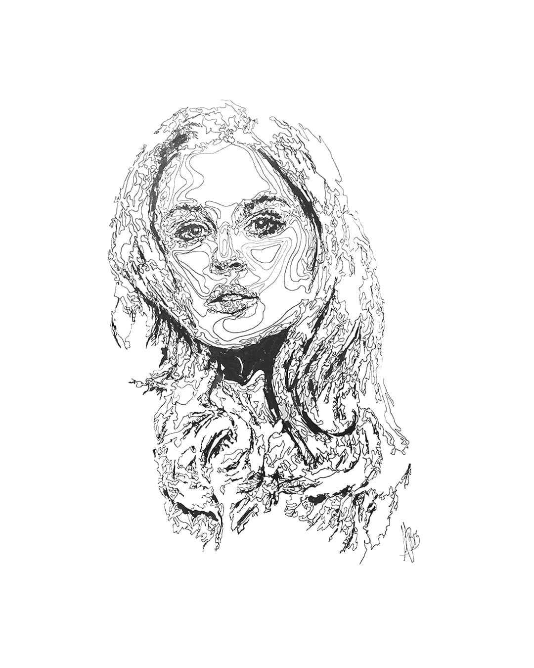 Facial Topography No. 14, by Augustus Rivers