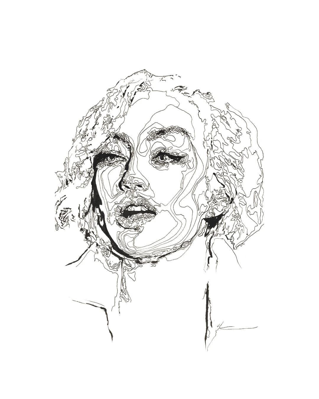 Facial Topography No. 6, by Augustus Rivers