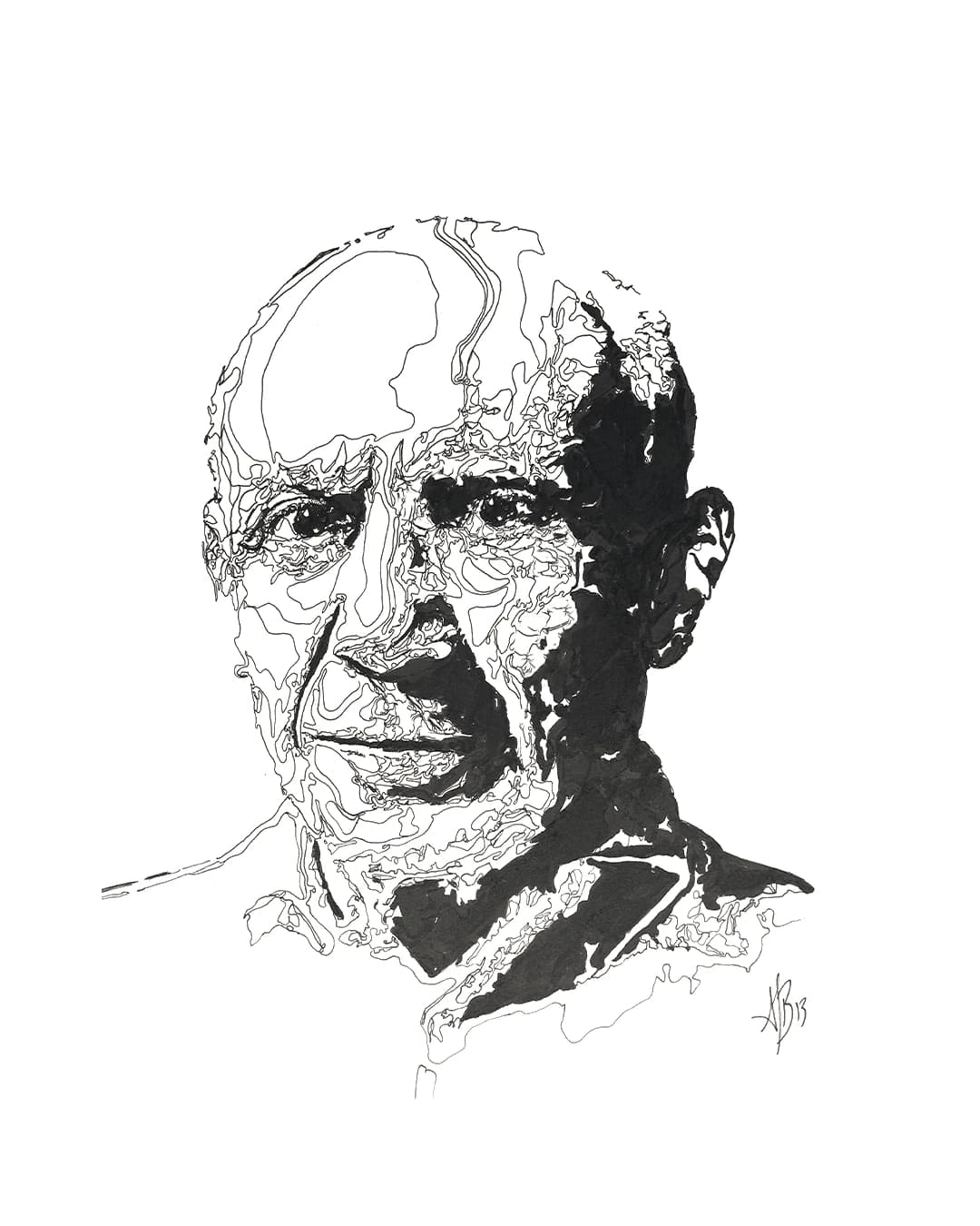 Facial Topography No. 31, by Augustus Rivers