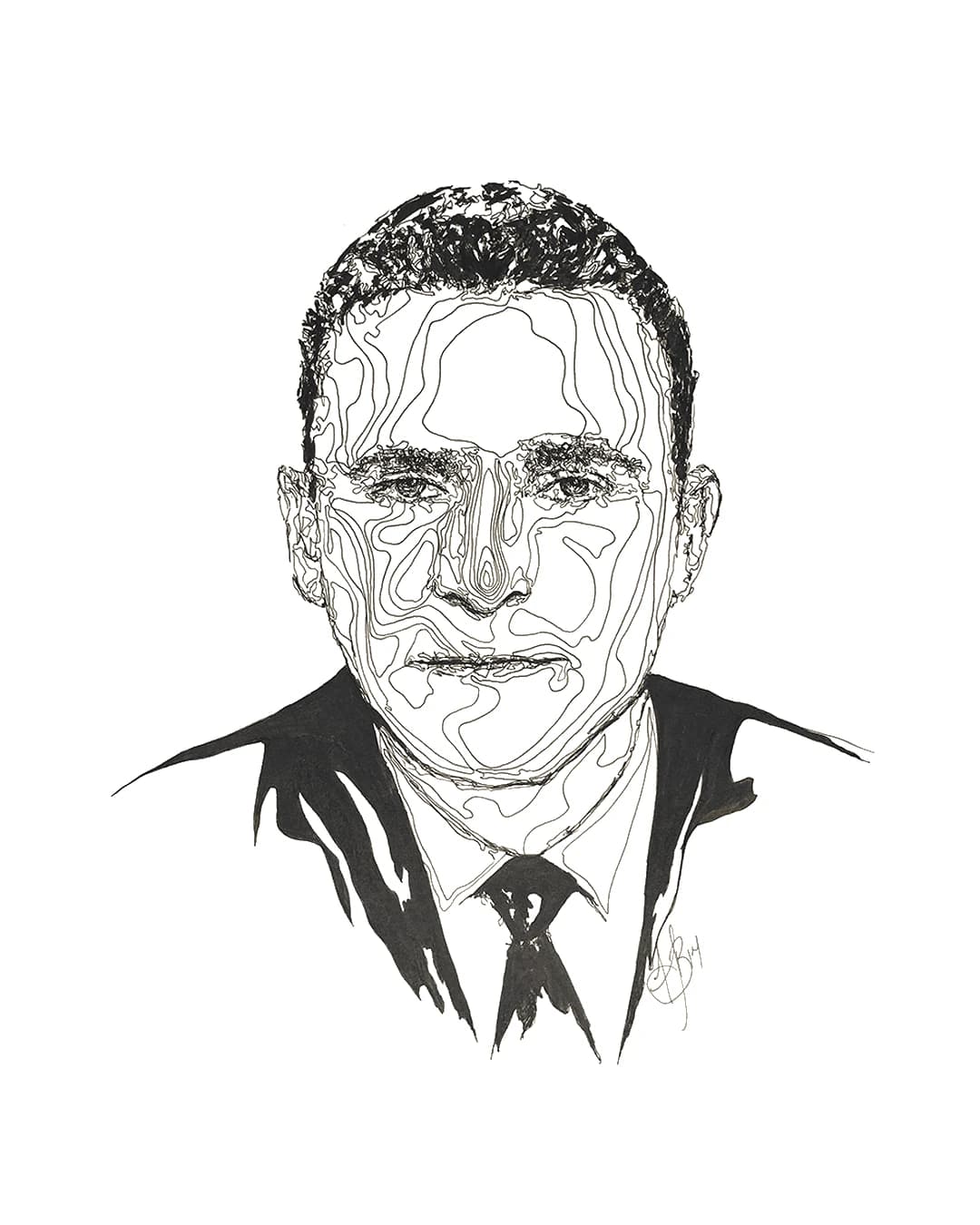 Facial Topography No. 29, by Augustus Rivers