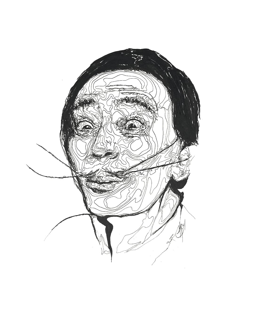 Facial Topography No. 5, by Augustus Rivers