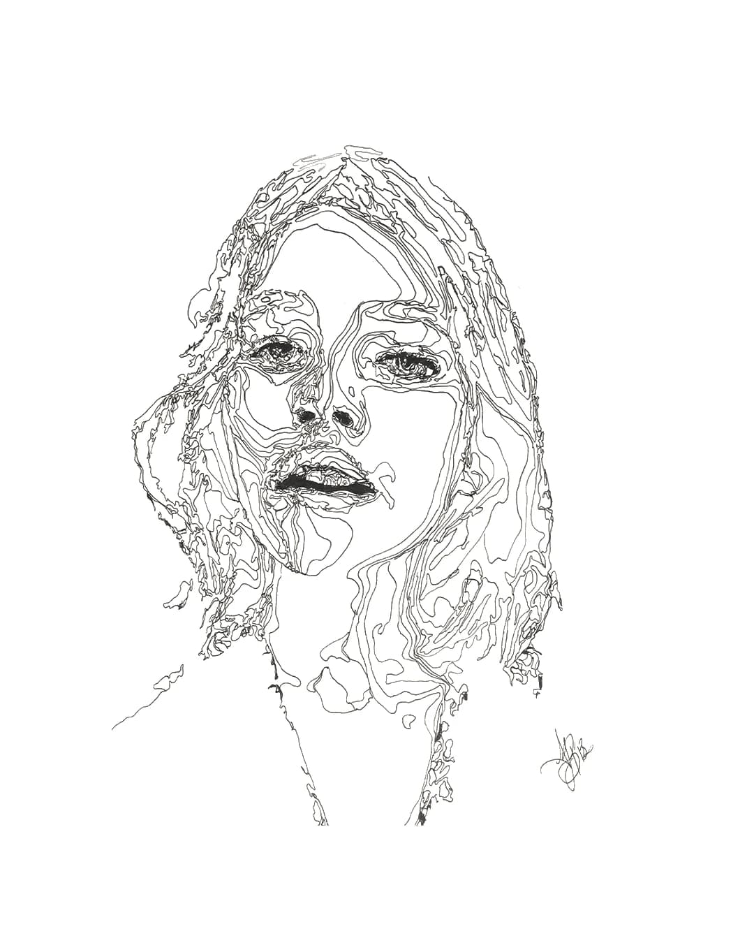 Facial Topography No. 19, by Augustus Rivers
