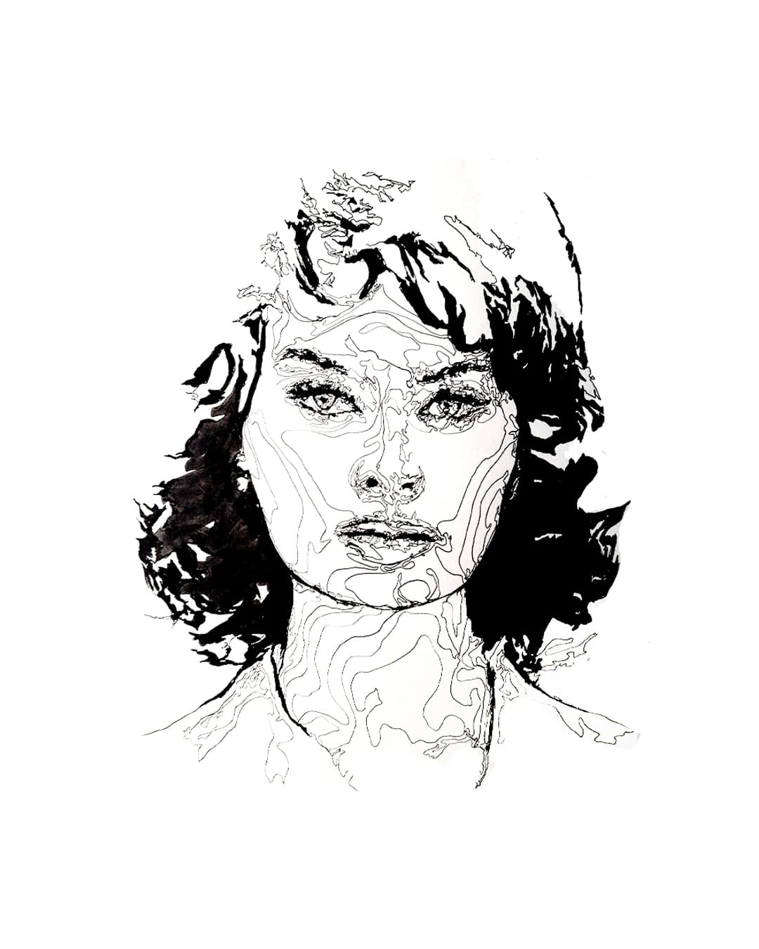 Facial Topography No. 9, by Augustus Rivers