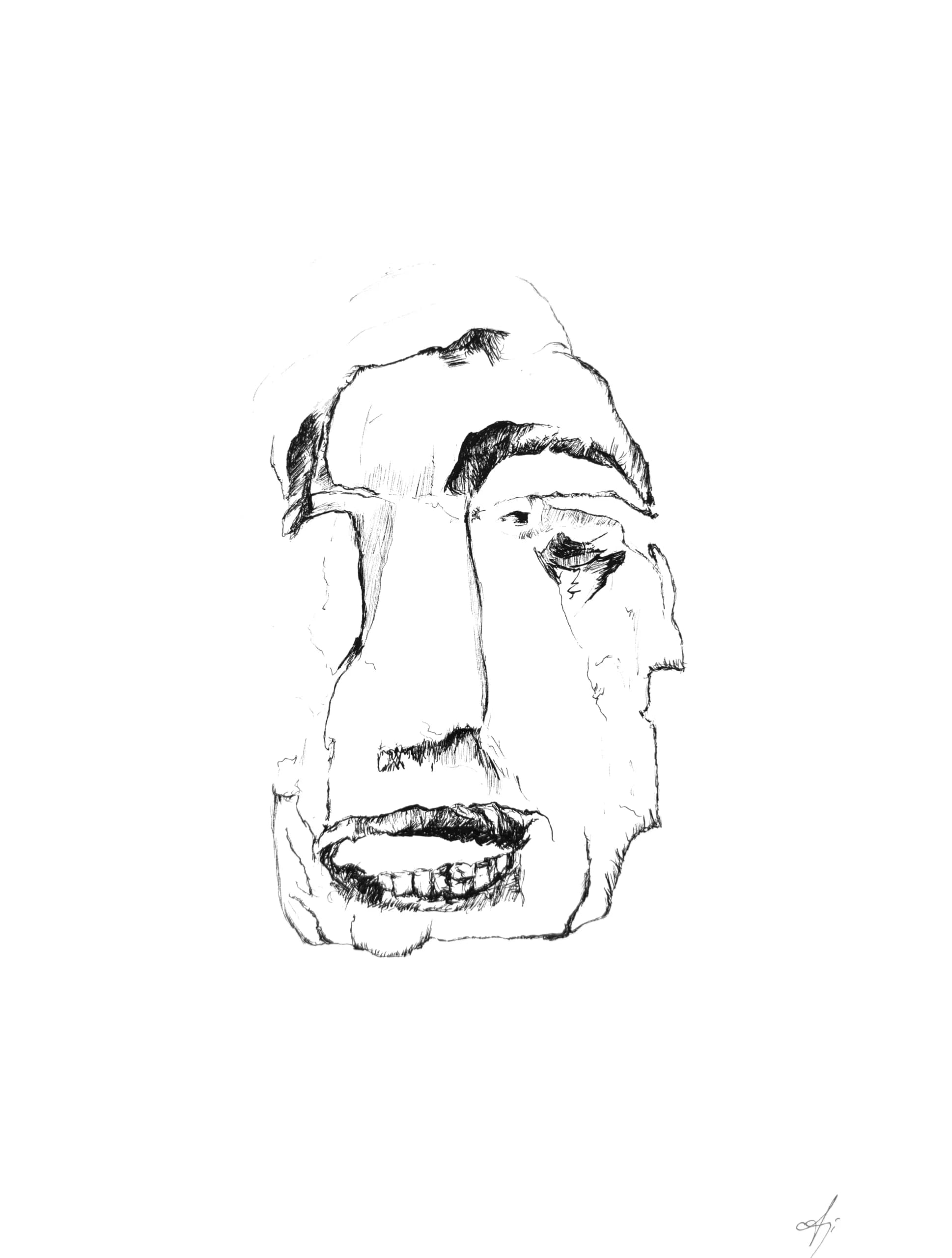 Untitled Skull 05, by Augustus Rivers